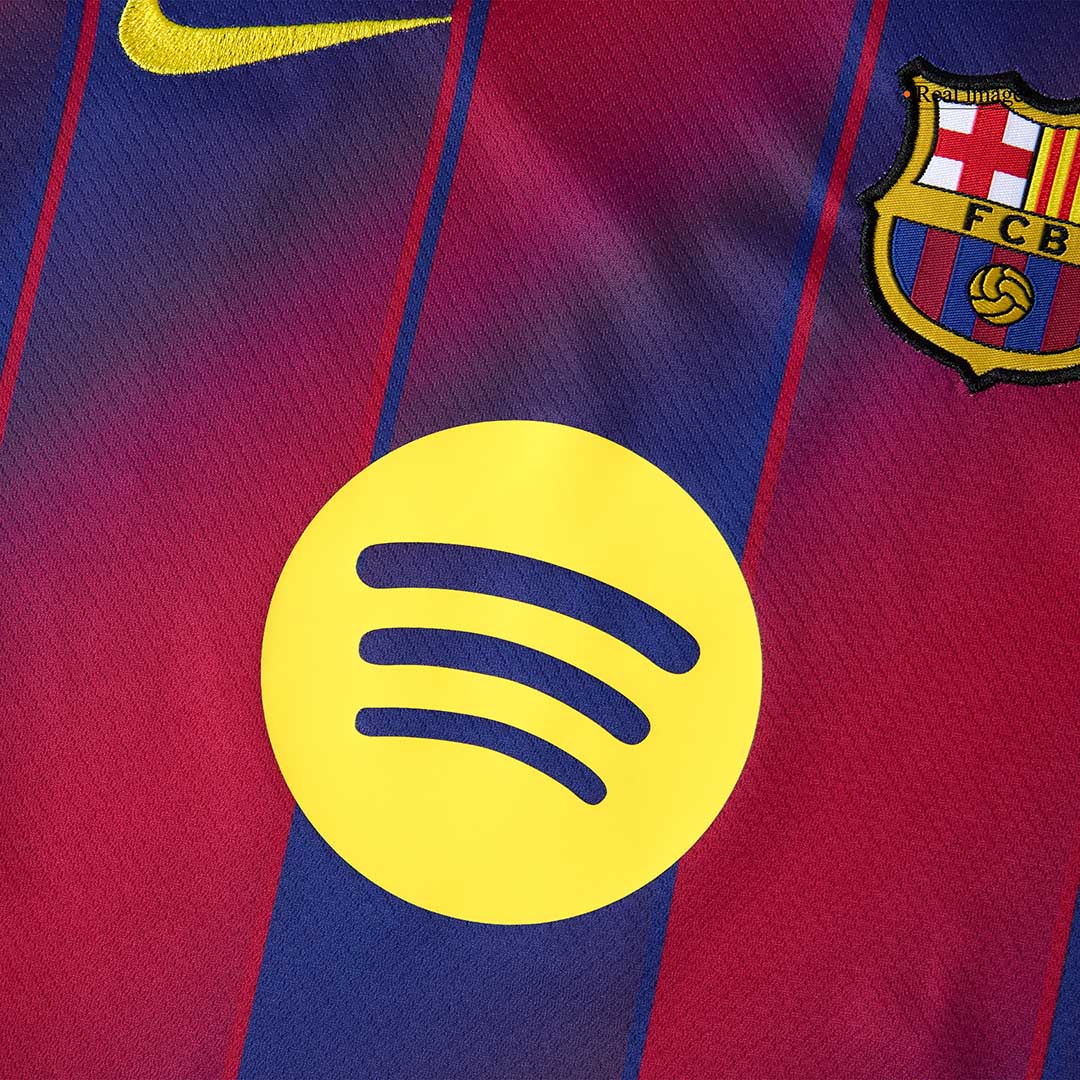 Barcelona Tröja 2025/26 Hemma Röd & Blå Barn Premium