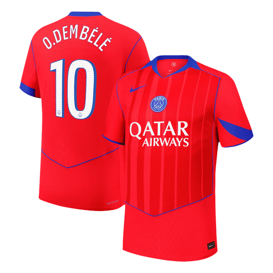 PSG Tröja O.DEMBÉLÉ #10 2025/26 Tredje Röd