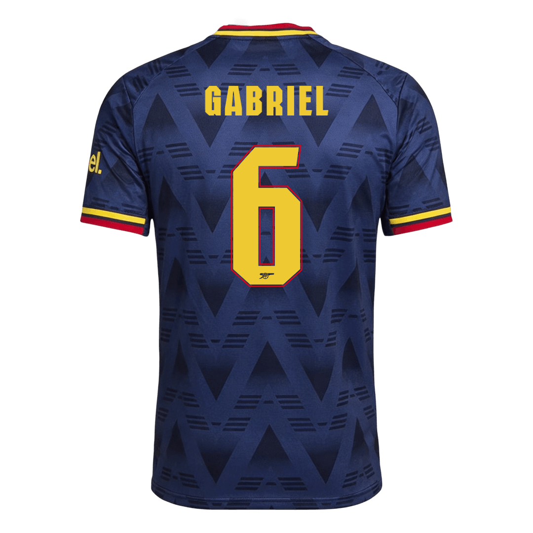 Arsenal Tröja GABRIEL #6 2026/27 Borta Autentisk Mörkblå - UCL-3