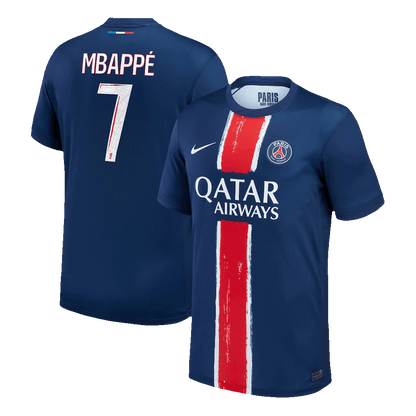 PSG Tröja MBAPPÉ #7 2024/25 Hemma Mörkblå