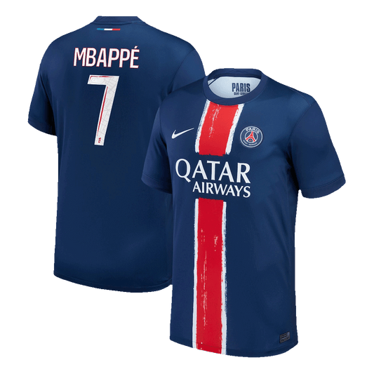 PSG Tröja MBAPPÉ #7 2024/25 Hemma Mörkblå