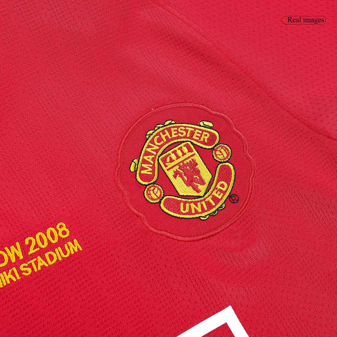 ROONEY #10 Manchester United Hemmatröja 2007/08 Retro Tröja
 Röd - UCL Final