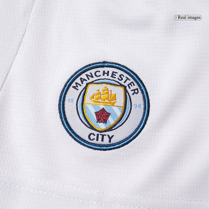Manchester City Shorts 2025/26 Hemma Vit-5