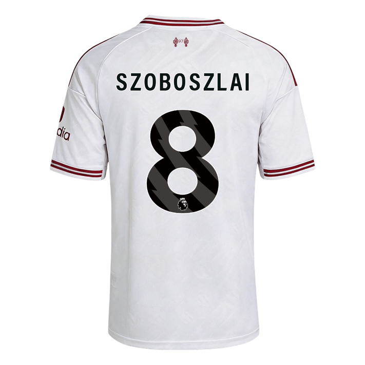 Liverpool Tröja SZOBOSZLAI #8 2026/27 Borta Vit