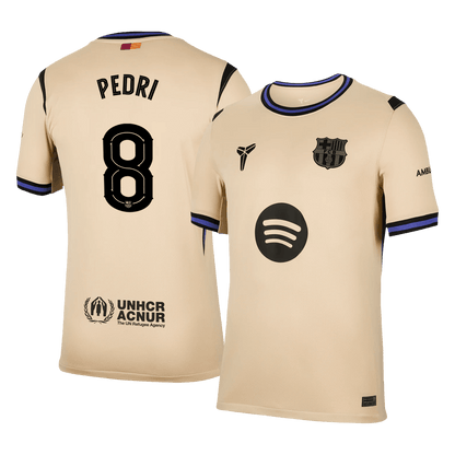 Barcelona Tröja PEDRI #8 2025/26 Borta Gul - UCL