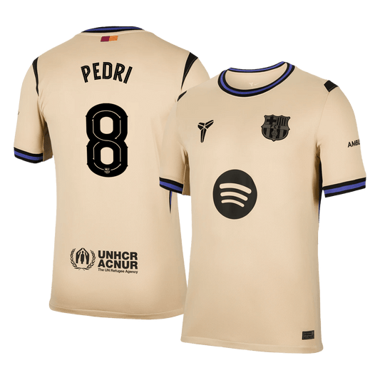 Barcelona Tröja PEDRI #8 2025/26 Borta Gul - UCL