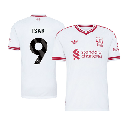 Liverpool Tröja ISAK #9 2026/27 Borta Autentisk Vit