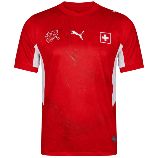 Schweiz Tröja 2026 Hemma Autentisk Röd