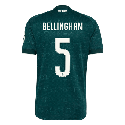 Real Madrid Tröja BELLINGHAM #5 2026/27 Borta Grön-3