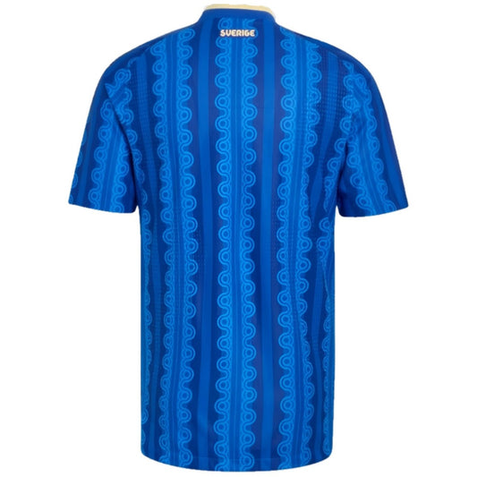 Sverige Tröja 2026 Borta Autentisk Blå-1