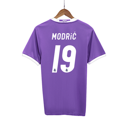 MODRIĆ #19 Real Madrid Bortatröja 2016/17 Retro Tröja
 Lila