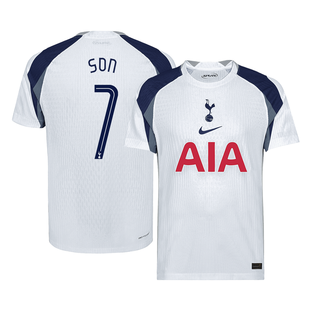 Tottenham Hotspur Tröja SON #7 2025/26 Hemma Vit - UCL