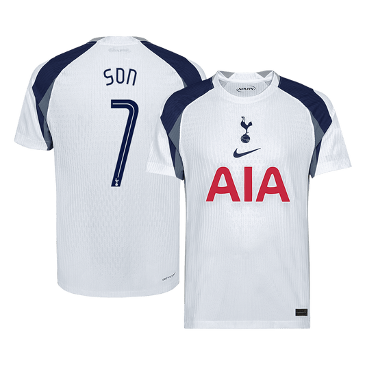 Tottenham Hotspur Tröja SON #7 2025/26 Hemma Vit - UCL