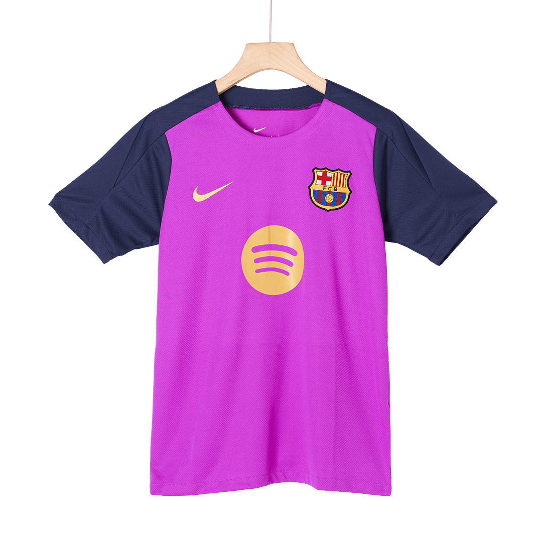 Barcelona Tröja 2025/26 Före match Lila-8