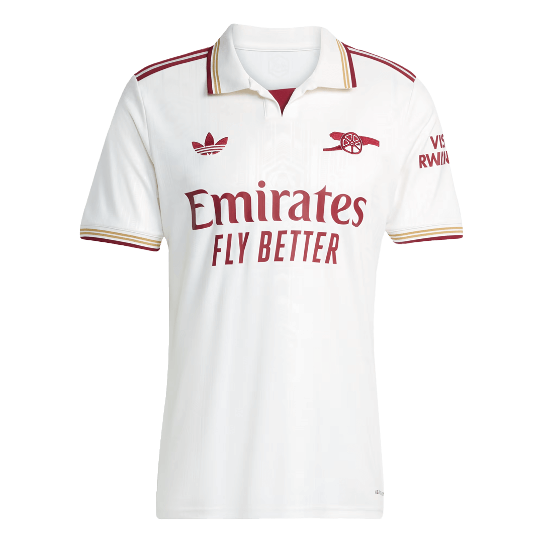 Arsenal Tröja HAVERTZ #29 2025/26 Tredje Vit-11