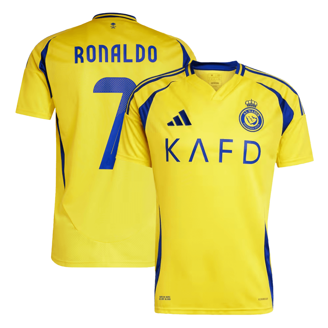 Al Nassr Tröja RONALDO #7 2024/25 Hemma Gul - ACL