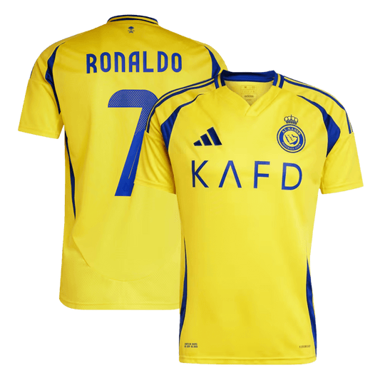 Al Nassr Tröja RONALDO #7 2024/25 Hemma Gul - ACL