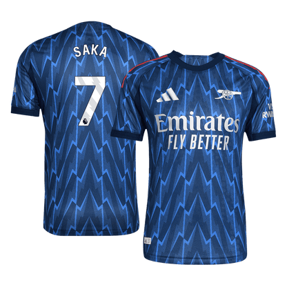 Arsenal Tröja SAKA #7 2025/26 Borta Blå