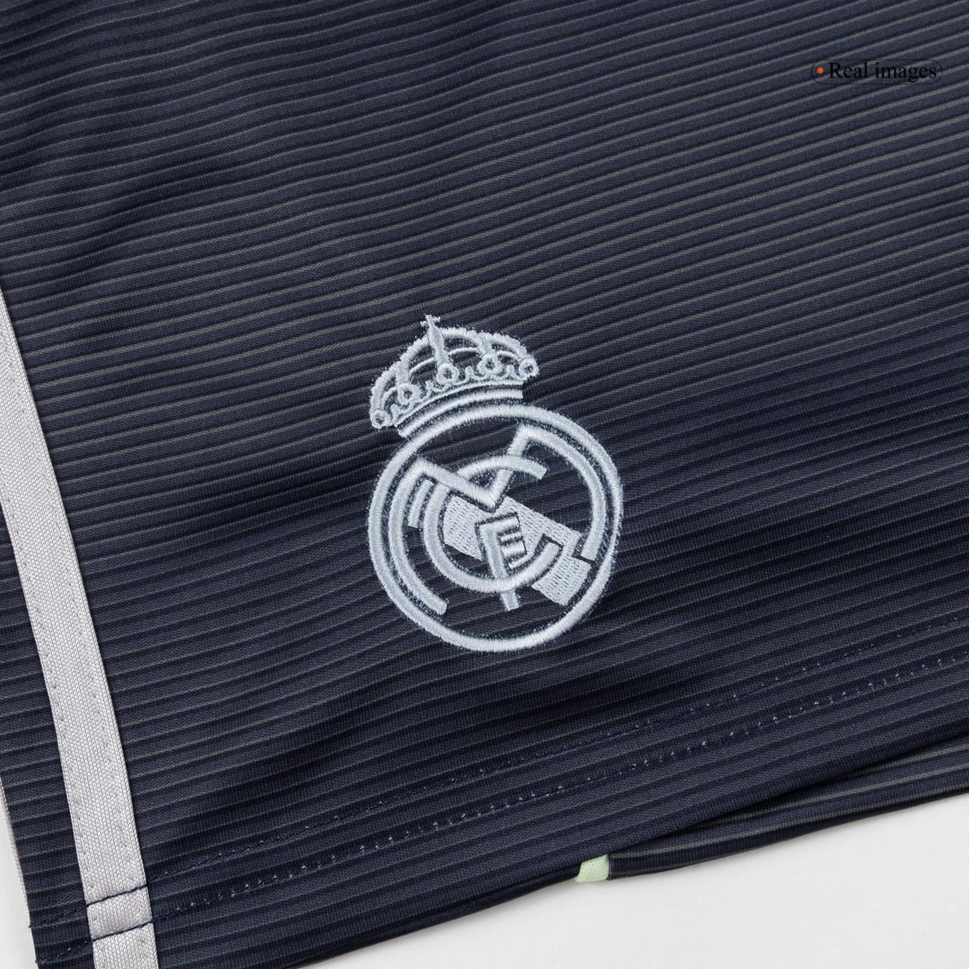 Real Madrid Tröja 2025/26 Bortaställ Mörkblå Barn-3