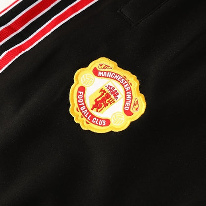 Manchester United Träningsset (Jacka+Byxor) 2025/26 Röd & Svart-7
