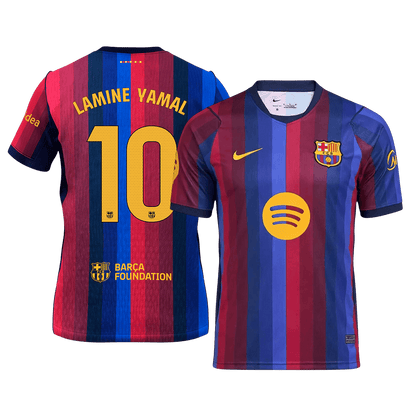 Barcelona Tröja LAMINE YAMAL #10 2026/27 Hemma Blue&Garnet