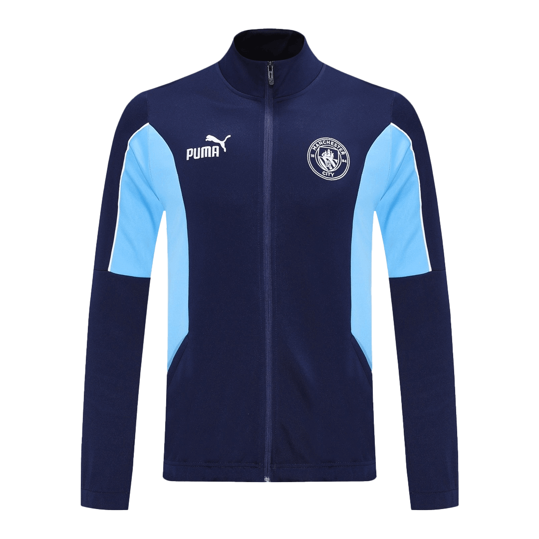 Manchester City Träningsset (Jacka+Byxor) 2025/26 Mörkblå-17