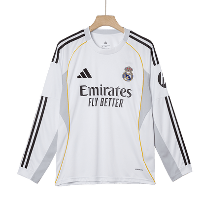Real Madrid Tröja 2025/26 Hemma Långärmad Vit-9