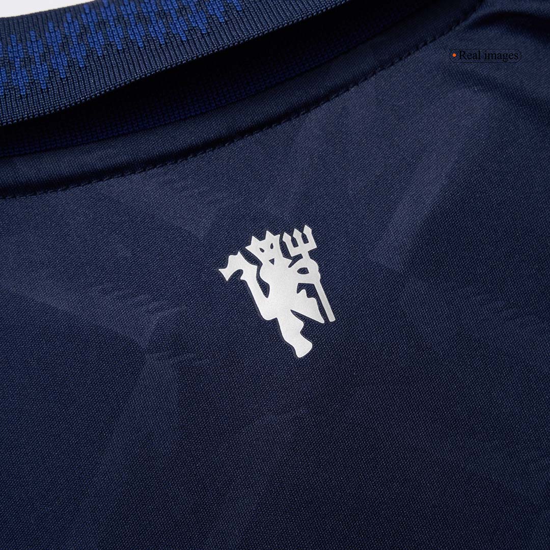 Manchester United Tröja 2024/25 Borta Mörkblå Dam-3