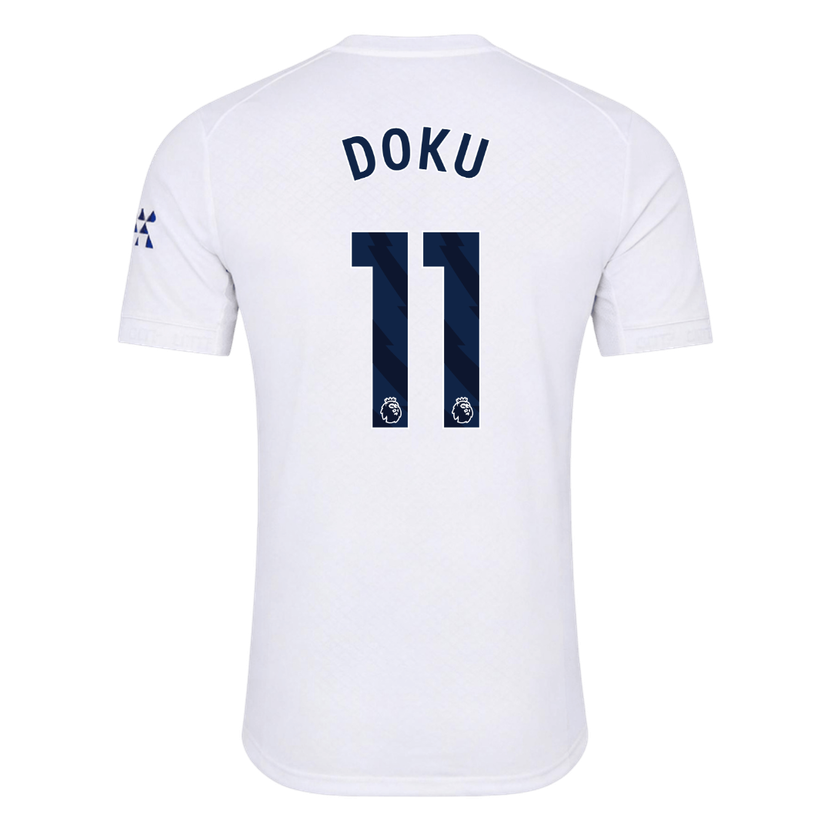 Manchester City Tröja DOKU #11 2026/27 Third Vit-3