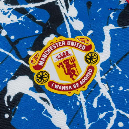 Manchester United Tröja 2025/26 Långärmad Blå-5