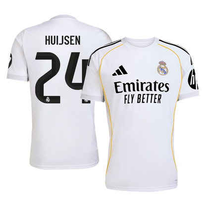 HUIJSEN #24 Real Madrid Tröja 2025/26 Hemma Premium Vit