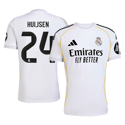 HUIJSEN #24 Real Madrid Tröja 2025/26 Hemma Premium Vit