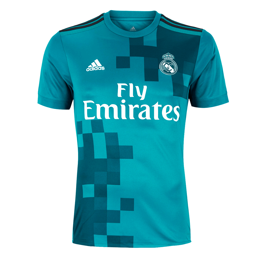 Real Madrid Tredjetröja 2017/18 Retro Tröja
 Blå