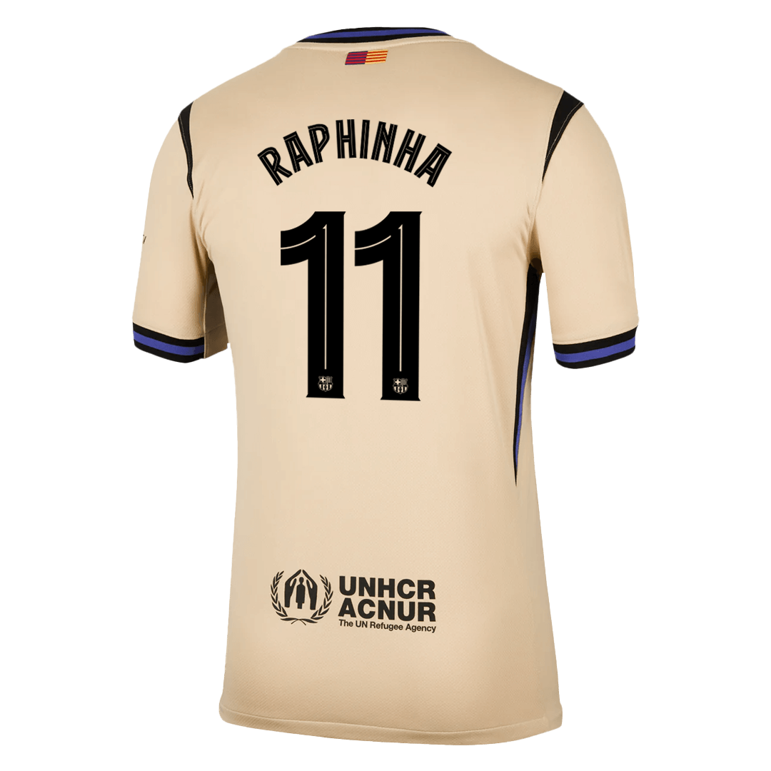 Barcelona Tröja RAPHINHA #11 2025/26 Borta Gul - UCL