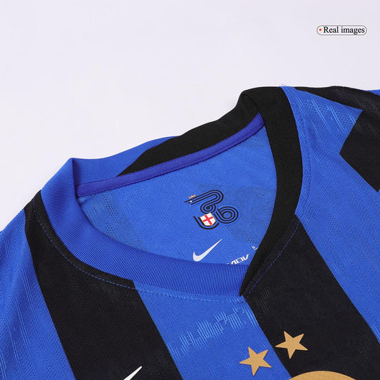 Inter Milan Tröja LAUTARO #10 2024/25 Hemma Autentisk Blå och svart-1