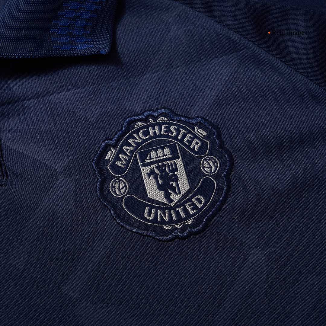 Manchester United Tröja 2024/25 Borta Mörkblå Dam-8