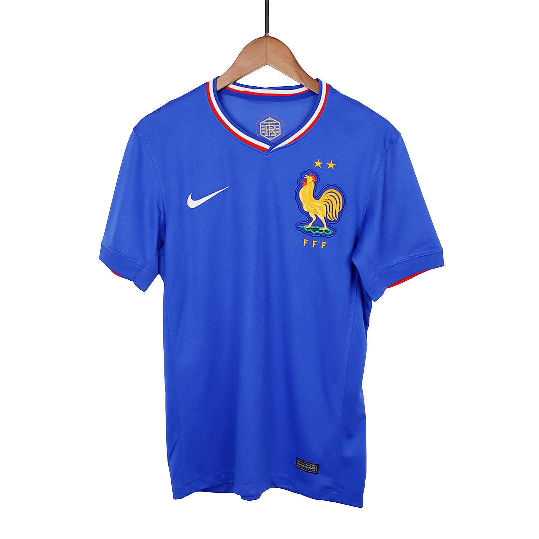 Frankrike Tröja Euro 2024 Hemma Blå-8