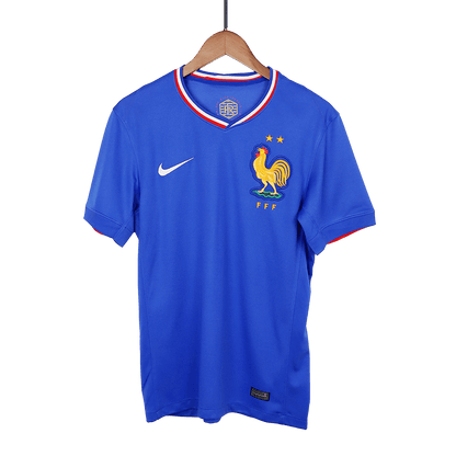 Frankrike Tröja Euro 2024 Hemma Blå-8
