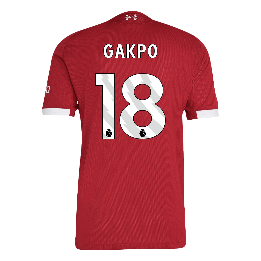 Liverpool Tröja GAKPO #18 2025/26 Hemma Röd