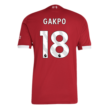 Liverpool Tröja GAKPO #18 2025/26 Hemma Röd-10
