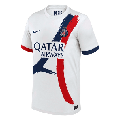 PSG Tröja Champions of Europe #26 2024/26 Borta Vit-4