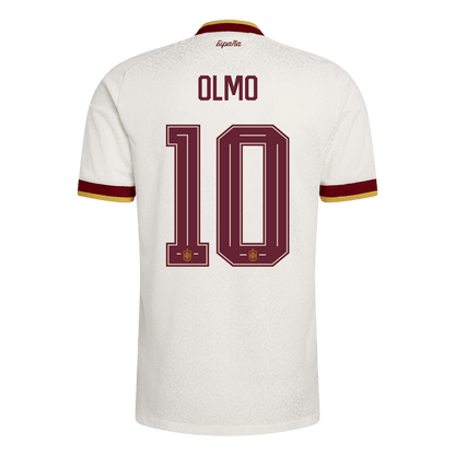 Spanien Tröja OLMO #10 2026 Borta Autentisk Vit-10