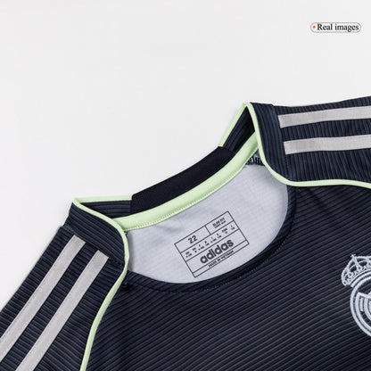 Real Madrid Tröja 2025/26 Borta Mörkblå Barn Premium-11