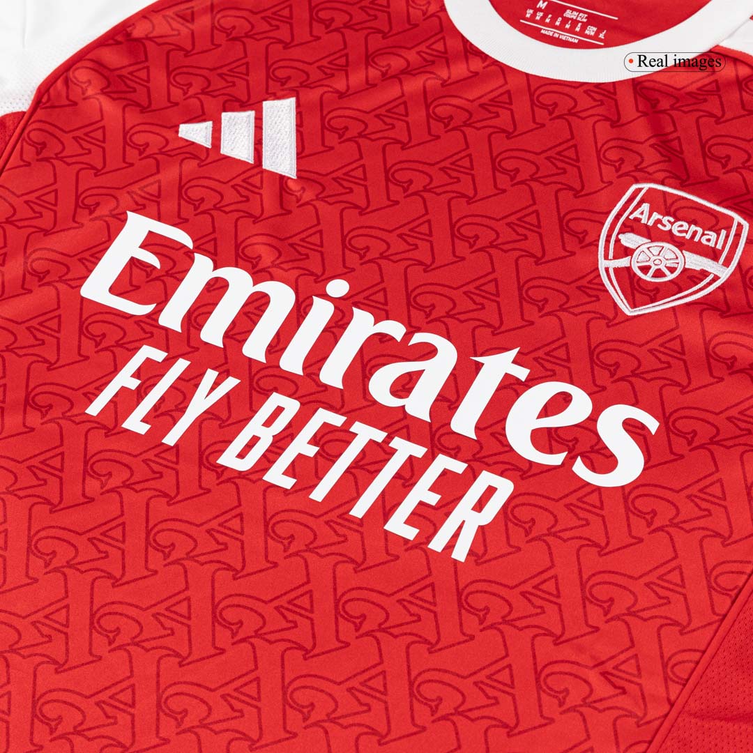 SAKA #7 Arsenal Tröja 2025/26 Hemma Premium Röd