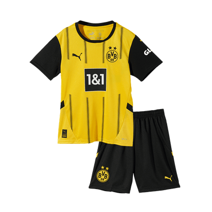 Borussia Dortmund Tröja 2024/25 Hemma Gul Barn-16