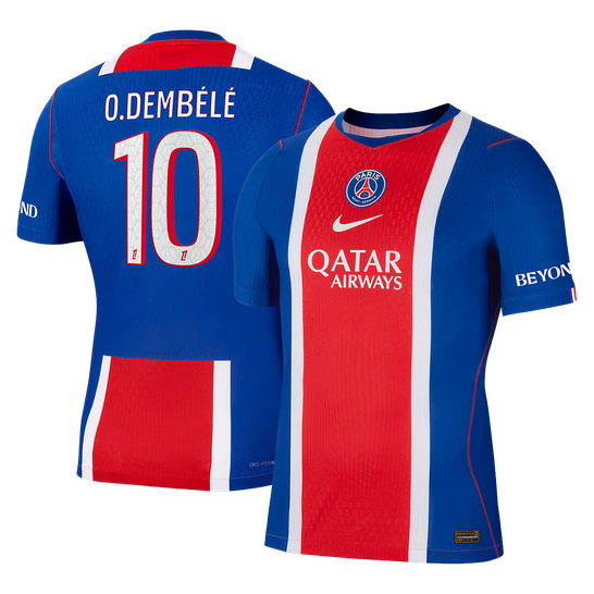 PSG Tröja O. DEMBÉLÉ #10 2026/27 Hemma Autentisk Dark Blue