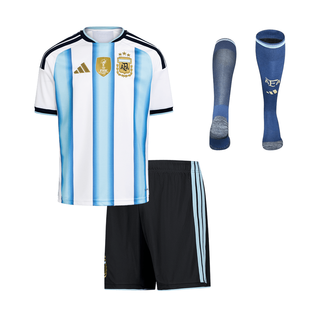 Argentina Tröja 2026 Hemmaställ Blå & Vit Barn