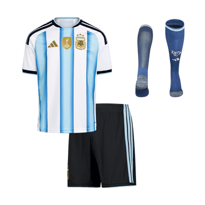 Argentina Tröja 2026 Hemmaställ Blå & Vit Barn