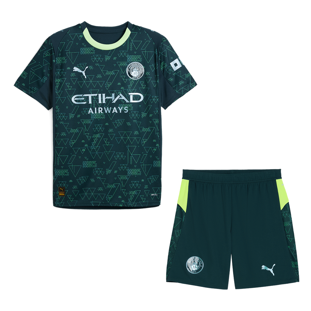 Manchester City Tröja Fourth Awayställ 2025/26 Grön