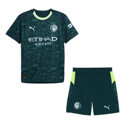 Manchester City Tröja Fourth Awayställ 2025/26 Grön